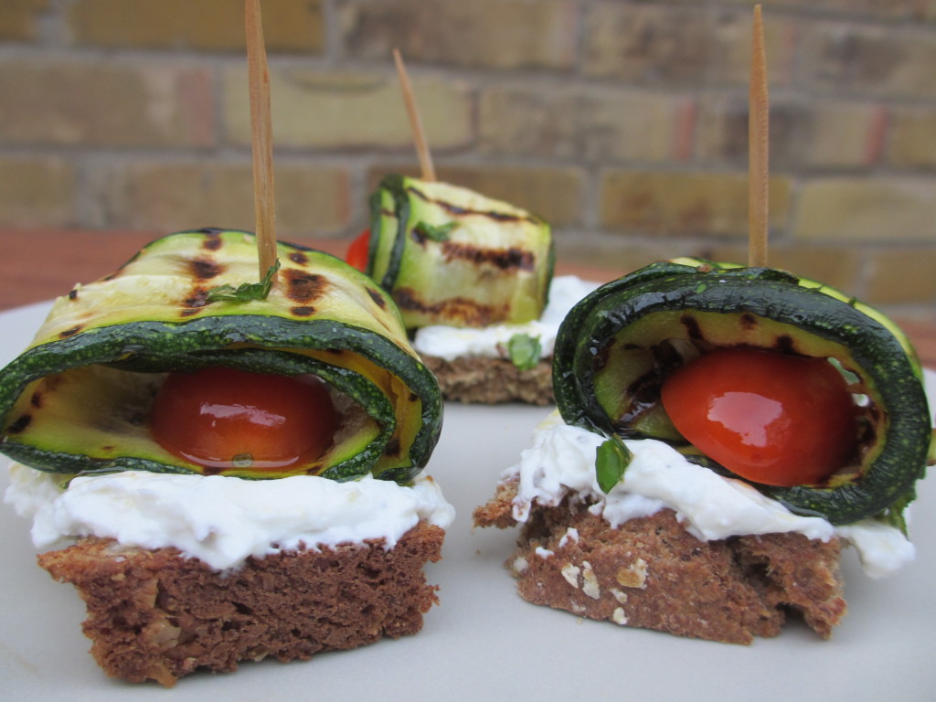 Courgette Pyramid