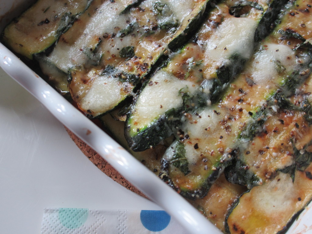 parmigiana di zucchine alla griglia